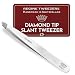 Algopix Similar Product 8 - Professional Tweezers Diamond Slant Tip