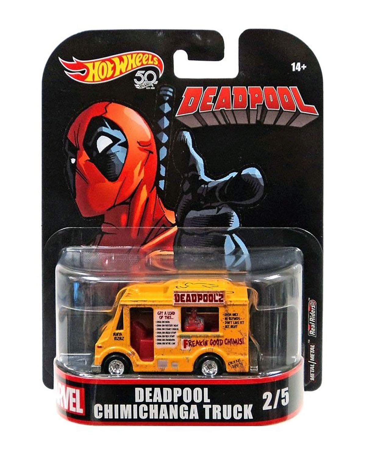 Algopix Similar Product 19 - Hot Wheels Deadpool Food Truck 164