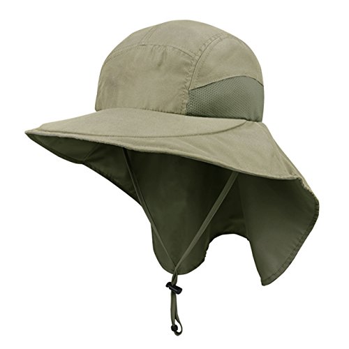 Algopix Similar Product 7 - Juniper Microfiber Wide Brim Flap Cap