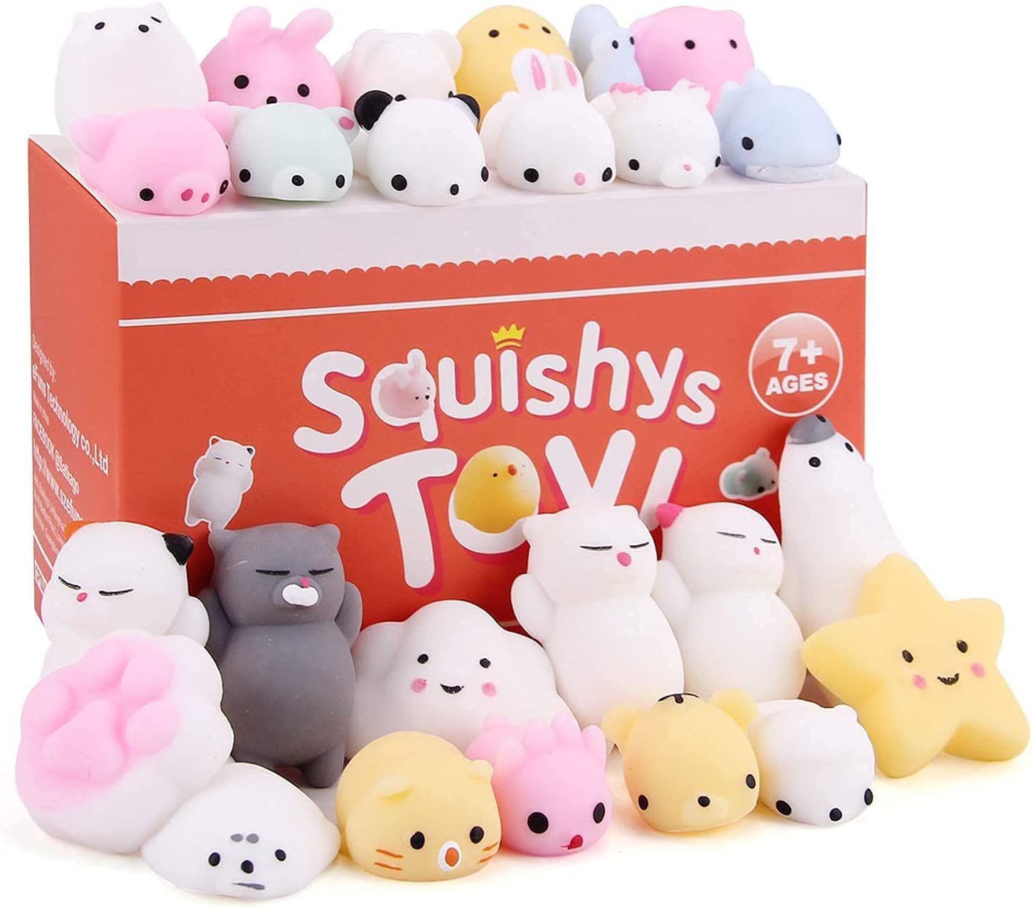 Algopix Similar Product 20 - SEKEAHU Mochi Squishys Toys Christmas