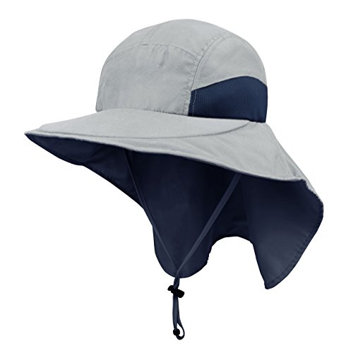 Algopix Similar Product 16 - Juniper Microfiber Wide Brim Flap Cap