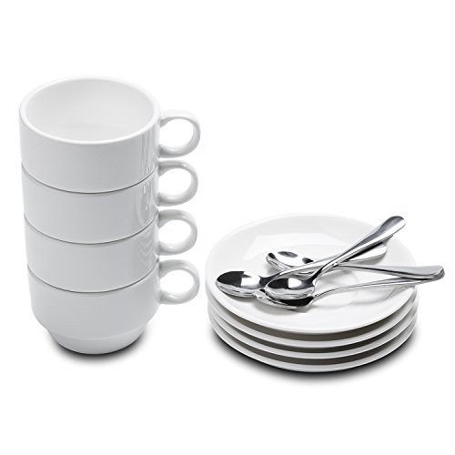 Algopix Similar Product 7 - Aozita Espresso Cups and Saucers with