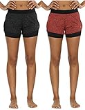 Algopix Similar Product 3 - icyzone Running Yoga Shorts for Women 