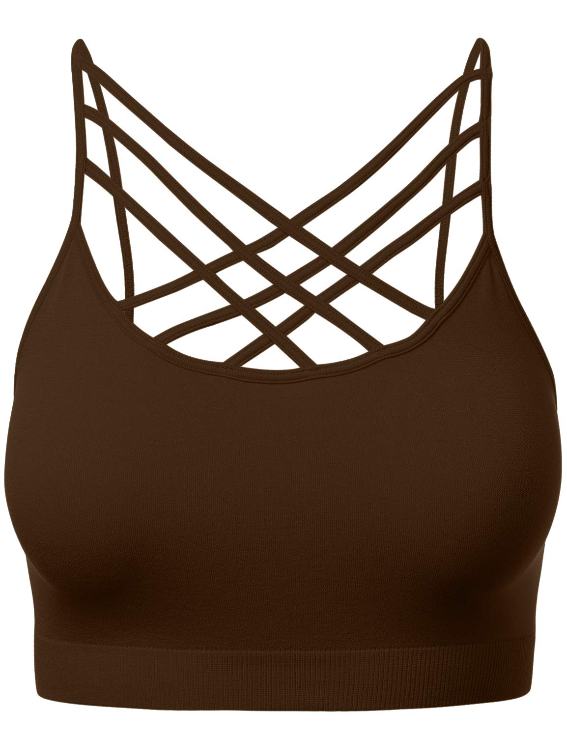 Algopix Similar Product 13 - Women Sports Bra Criss Cross Strappy