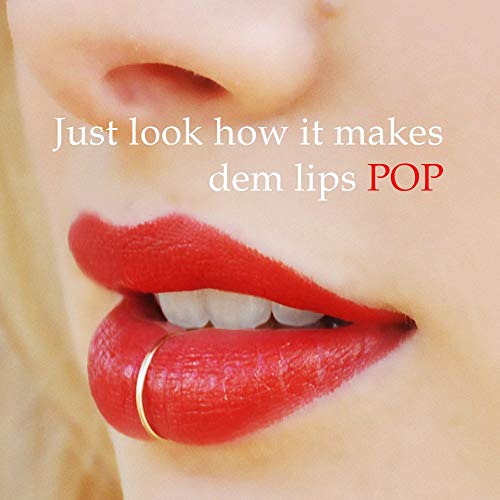 Algopix Similar Product 13 - Fake Lip Piercing Lip Ring Body Jewelry