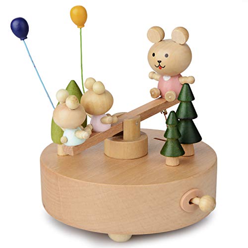 Algopix Similar Product 4 - Wooden Music Box Valentines Day
