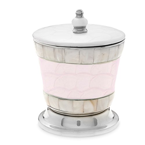 Algopix Similar Product 8 - Classic 5.5" Covered Canister Pink Ice