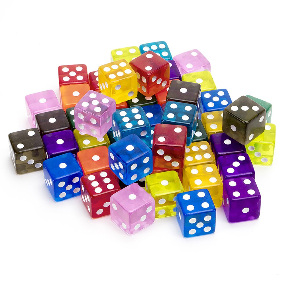 Algopix Similar Product 8 - 50 or 100 Pack of Bulk Six Sided