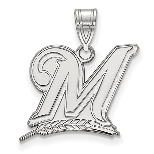 Algopix Similar Product 17 - Milwaukee Brewers M Logo Large Pendant