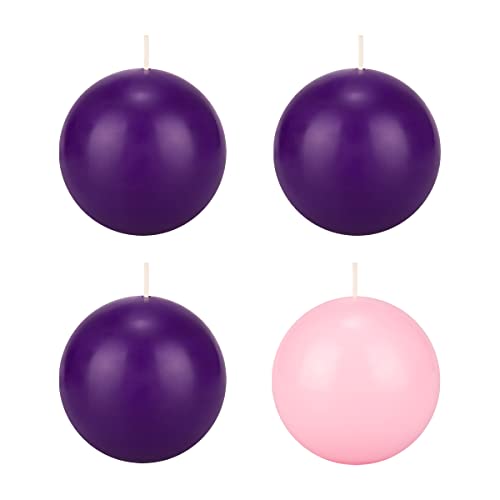 Algopix Similar Product 18 - Mega Candles 4 pcs Unscented Christmas