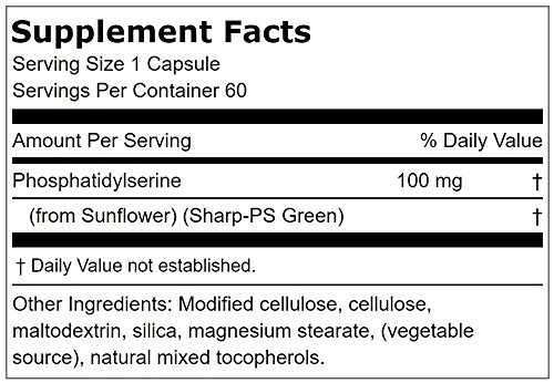 Algopix Similar Product 9 - Lindberg Phosphatidylserine 100 mg Soy