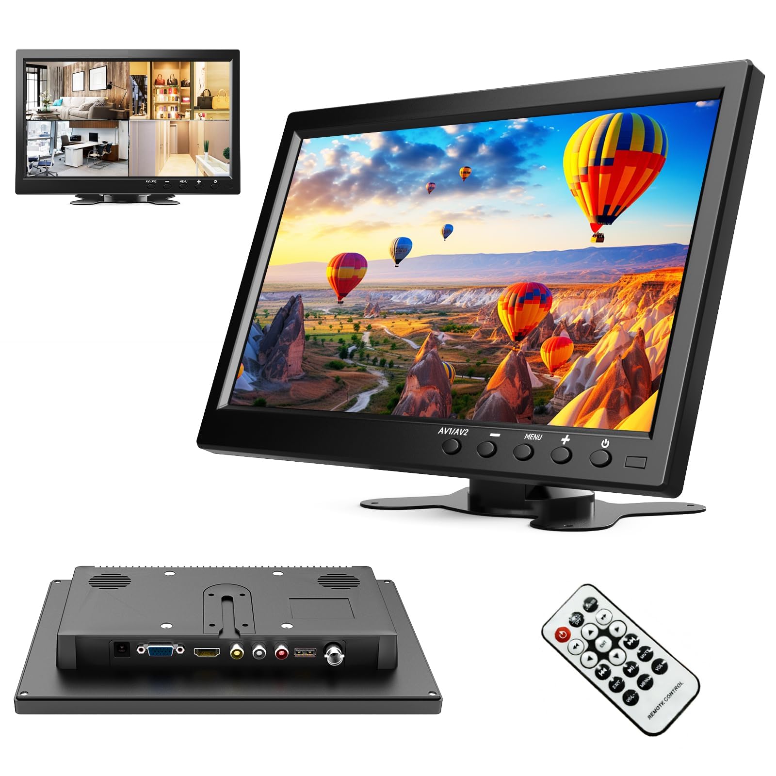 Algopix Similar Product 15 - podofo 101 HD Monitor for Mini TV 