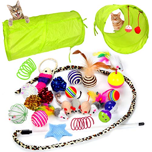 Algopix Similar Product 13 - Youngever 24 Cat Toys Kitten Toys