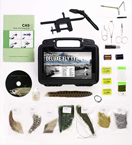 Algopix Similar Product 14 - Creative Angler Deluxe Fly Tying Kit