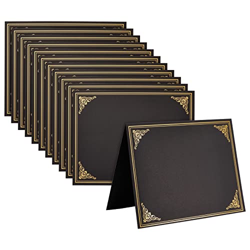 Algopix Similar Product 20 - 12Pack Black Certificate Holders with