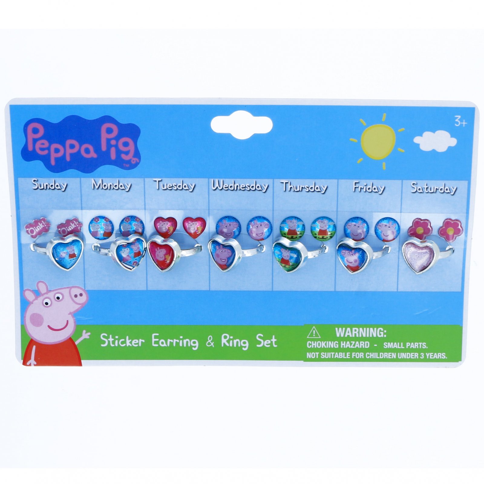 Algopix Similar Product 11 - KidPlay Products Peppa Pig 21pc Days of