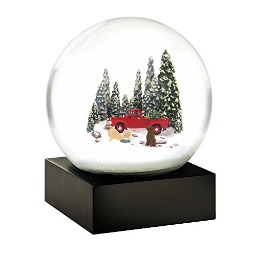 Algopix Similar Product 10 - CoolSnowGlobes Red Truck and Dogs Cool