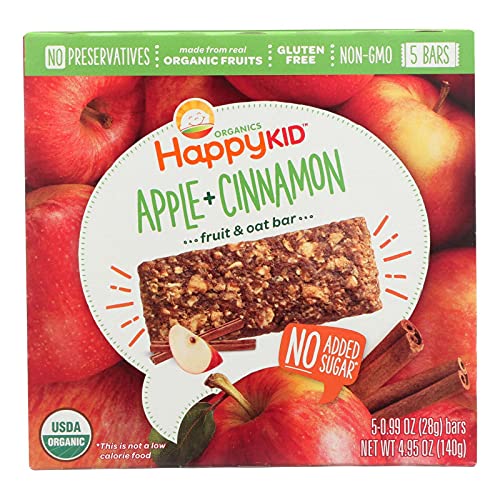 Algopix Similar Product 7 - HappyKid Organic Apple  Cinnamon Fruit