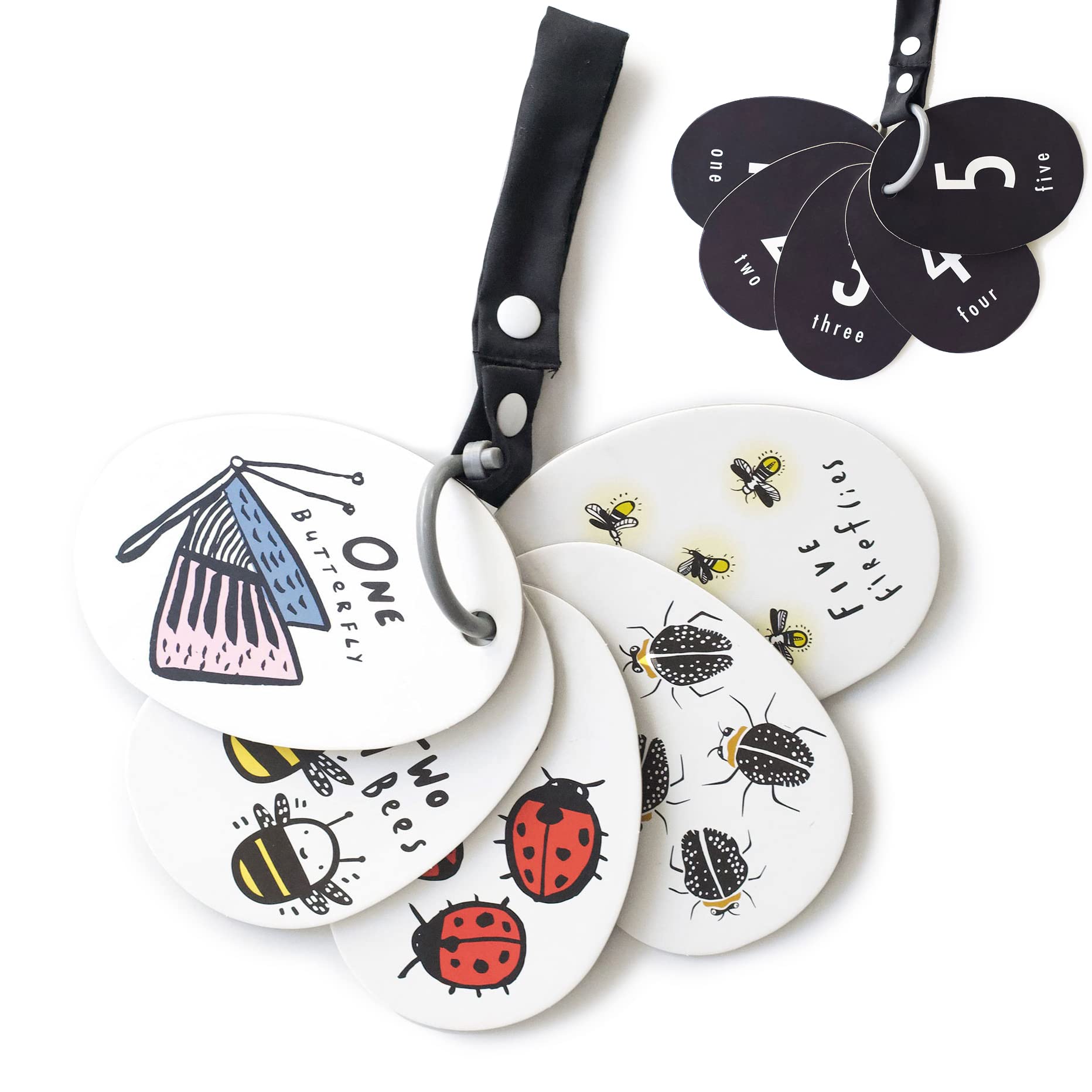 Algopix Similar Product 8 - Wee Gallery Stroller Cards  I See Bugs
