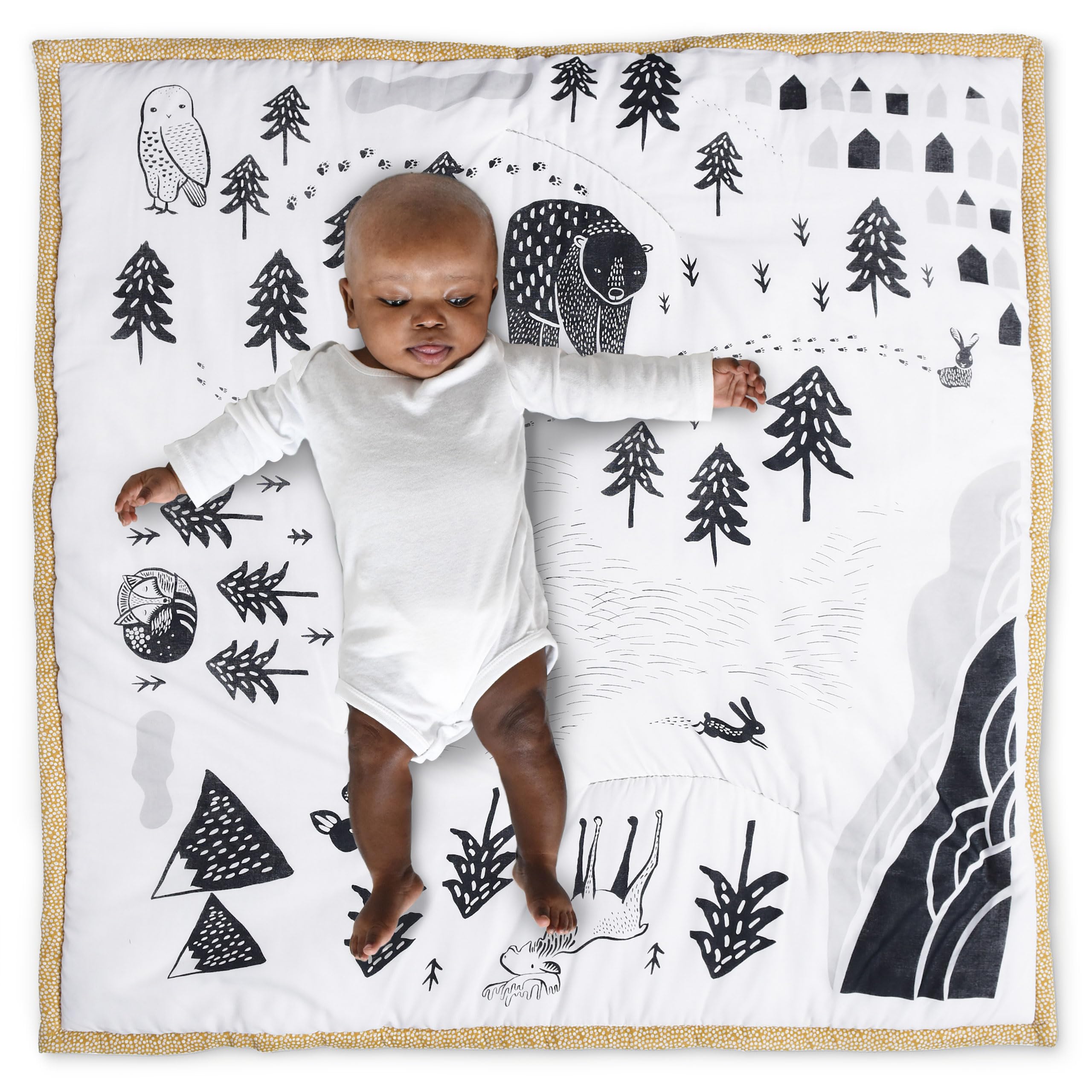 Algopix Similar Product 11 - Wee Gallery Explore Play Mat for Babies