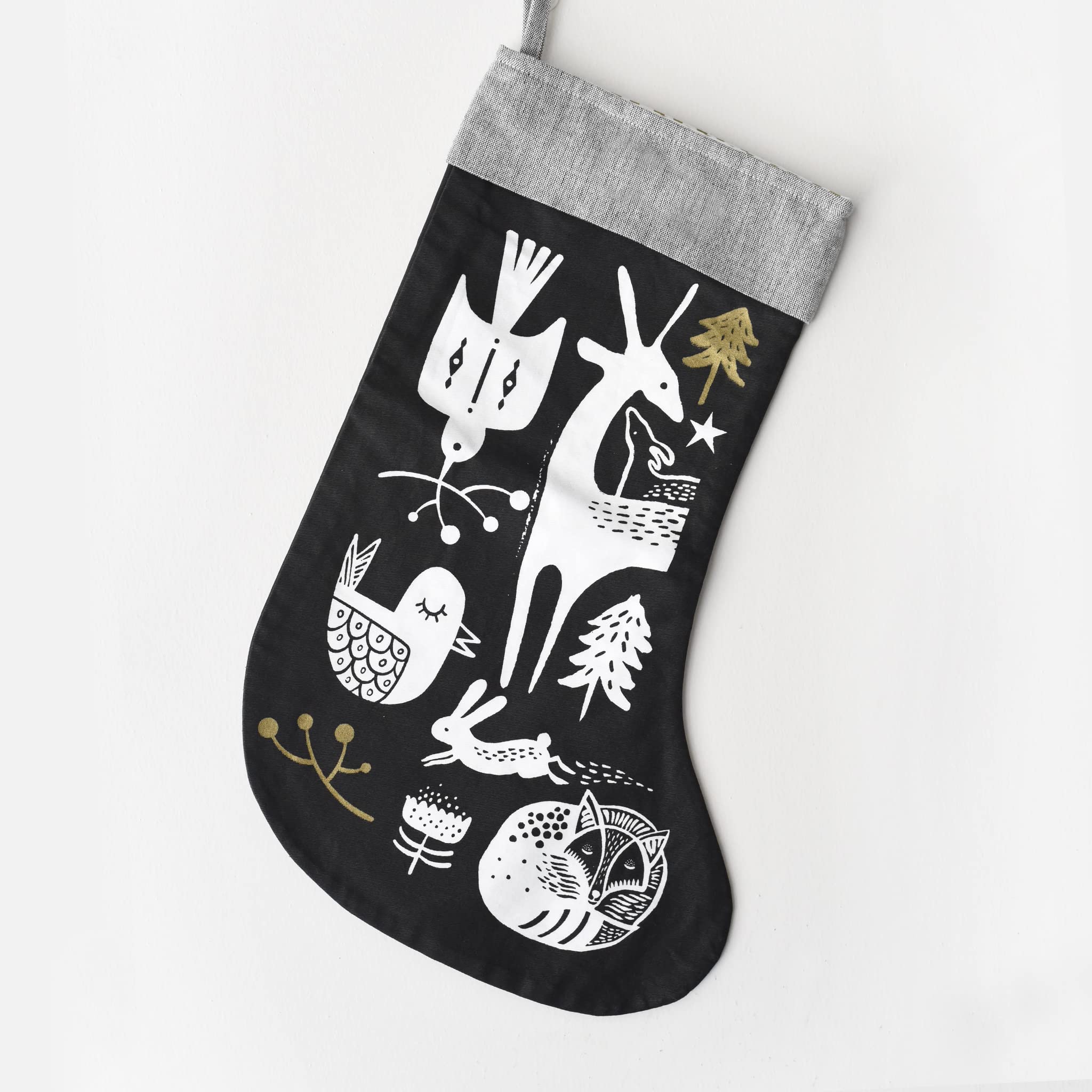 Algopix Similar Product 16 - Wee Gallery Winter Animals Stocking 