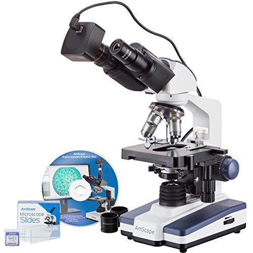 Algopix Similar Product 18 - AmScope 40X2500X LED Binocular
