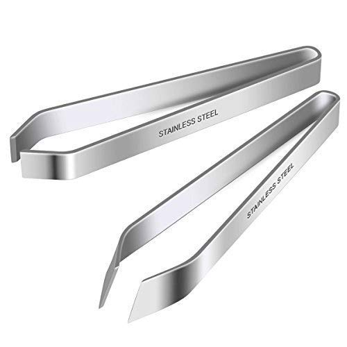 Algopix Similar Product 11 - 2 Pieces Fish Bone Tweezers Stainless