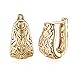 Algopix Similar Product 16 - Dainty Filigree Wide Hoop Earrings for