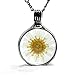 Algopix Similar Product 12 - Daisy Necklace for Women  Real Pressed