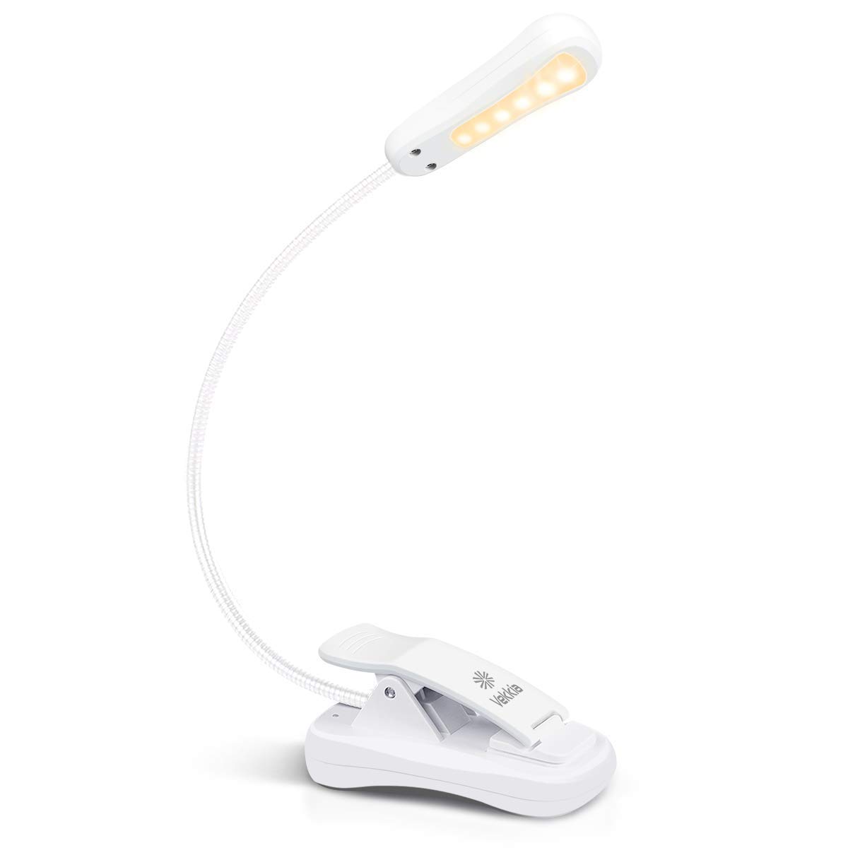 Algopix Similar Product 6 - Vekkia 3000K Warm LED Rechargeable Book