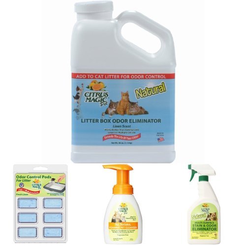 Algopix Similar Product 7 - Citrus Magic Pet Complete Cat Pack