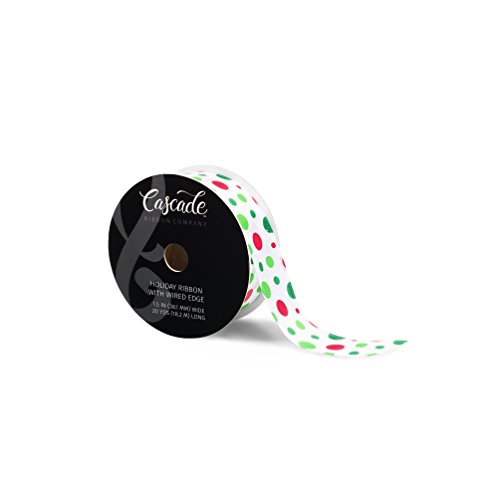 Algopix Similar Product 4 - Fair Isle Cascade Satin Ribbon WWired