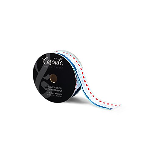 Algopix Similar Product 19 - Fair Isle Cascade Satin Ribbon WWired