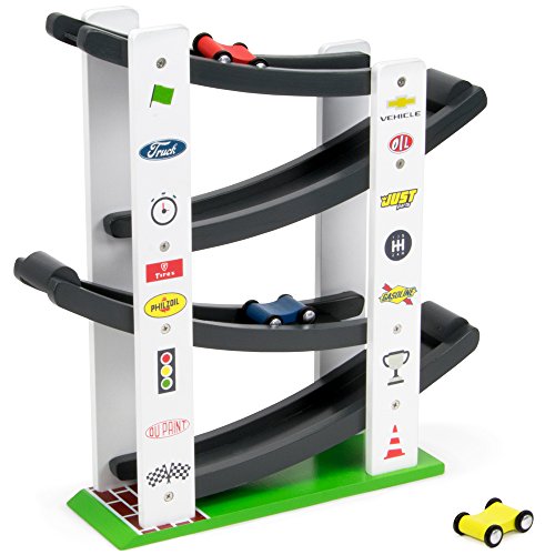 Algopix Similar Product 8 - Stock Car Ramp Racers Playset Wooden