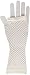 Algopix Similar Product 4 - White Fishnet Long Gloves One Size 