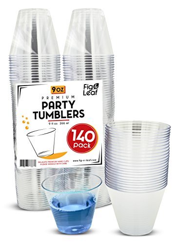 Algopix Similar Product 7 - 140 Pack Premium Hard Plastic 9 OZ