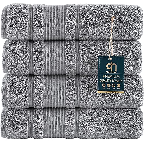 Algopix Similar Product 14 - Qute Home 4Piece Bath Towels Set 100