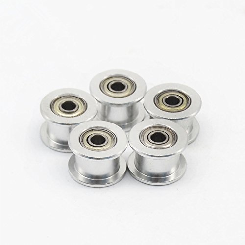 Algopix Similar Product 8 - BALITENSEN 5Pcs Smooth GT2 Idler Pulley