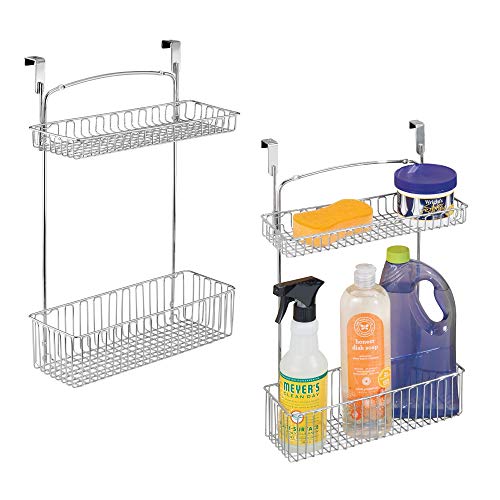 Algopix Similar Product 5 - mDesign Metal Farmhouse Over Cabinet