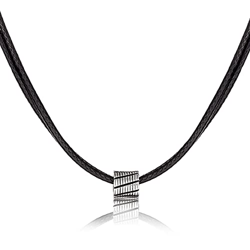 Algopix Similar Product 11 - Galis Choker Necklace for Men  Black
