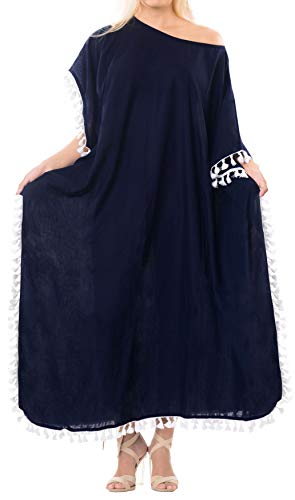 Algopix Similar Product 12 - LA LEELA Womens Beach Caftan Dress