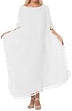 Algopix Similar Product 12 - LA LEELA Womens Beach Kaftan Dress