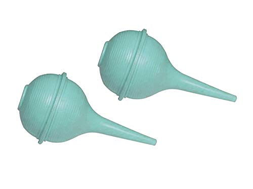 Algopix Similar Product 15 - Set of 2 Hand Bulb 3 oz Ear Syringes