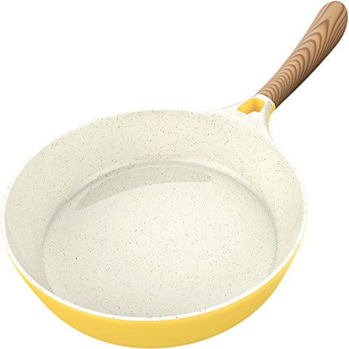 Algopix Similar Product 12 - Vremi 9 Inch Ceramic Nonstick Fry Pan 
