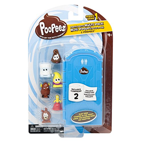 Algopix Similar Product 18 - Poopeez Series 1 Porta Potty Multi Pack