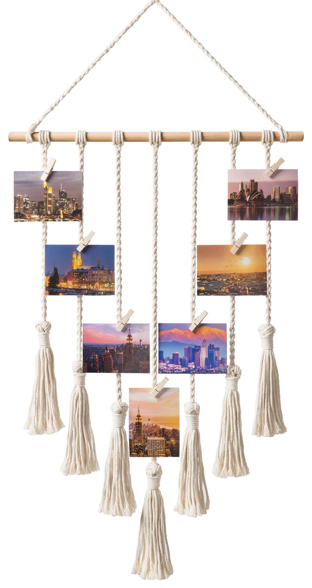 Algopix Similar Product 6 - Mkono Hanging Photo Display Boho