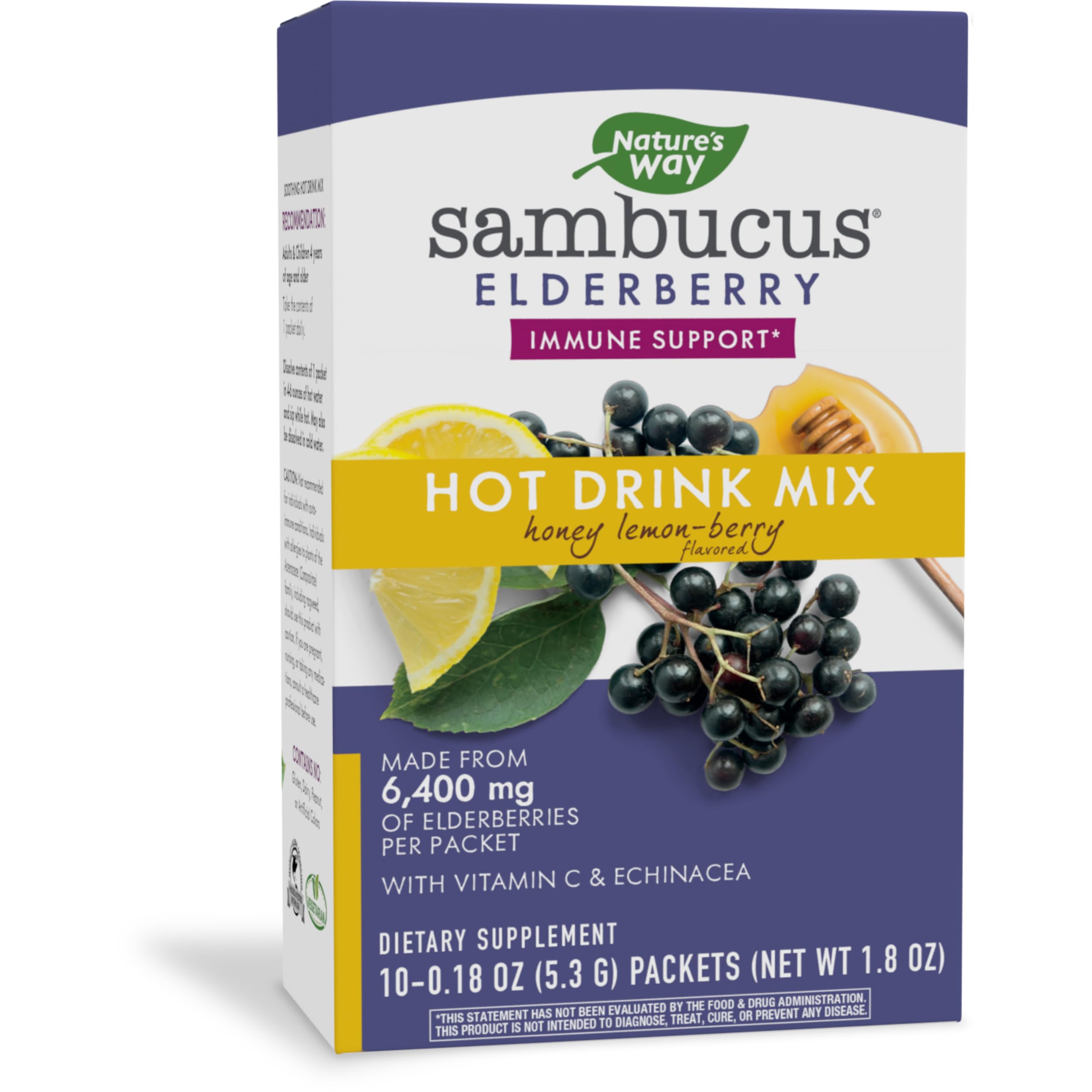 Algopix Similar Product 14 - Natures Way Sambucus Elderberry Hot