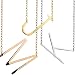 Algopix Similar Product 10 - Sideways Initial Necklace Women Letter