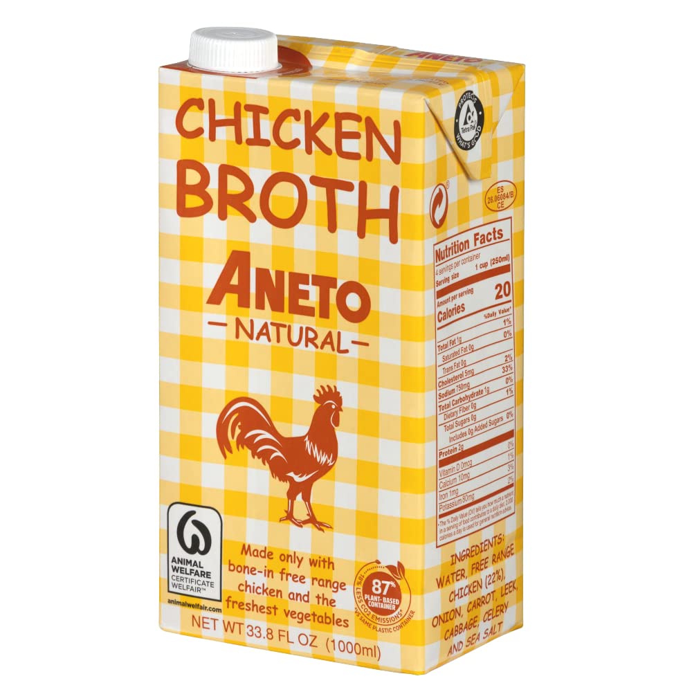 Algopix Similar Product 12 - Aneto 100 Natural Chicken Broth 3383