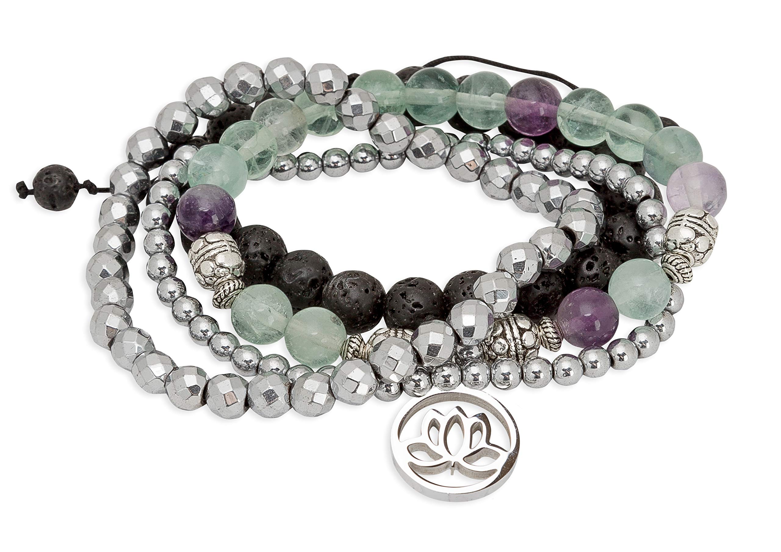 Algopix Similar Product 1 - SPUNKYsoul Purple  Green Fluorite